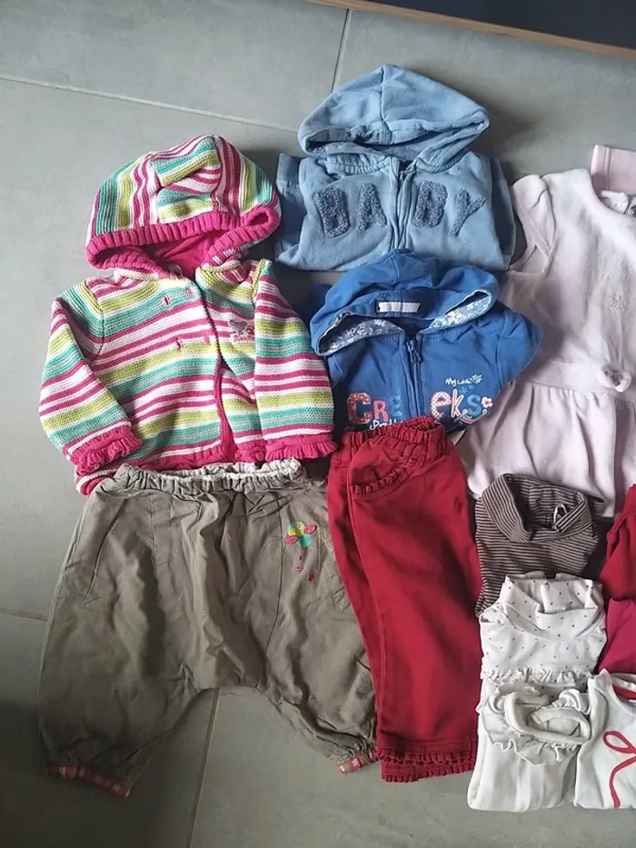 Lot fille hiver 19 pièces en 12 mois - photo numéro 3