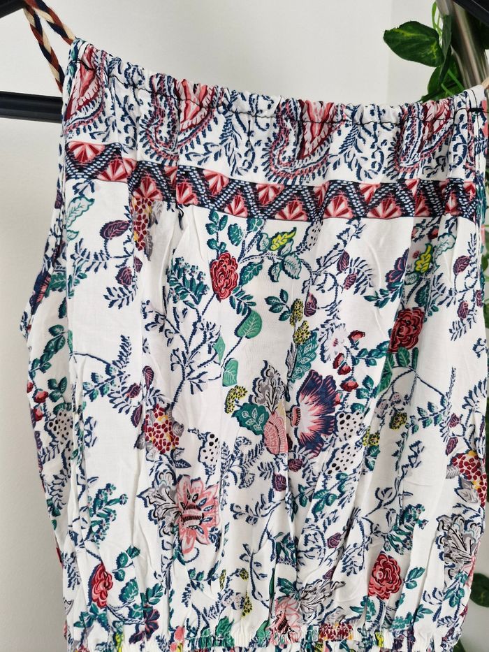 Robe multicolore bohème en coton avec de jolies motifs floraux , taille 36, neuve made in italy - photo numéro 9