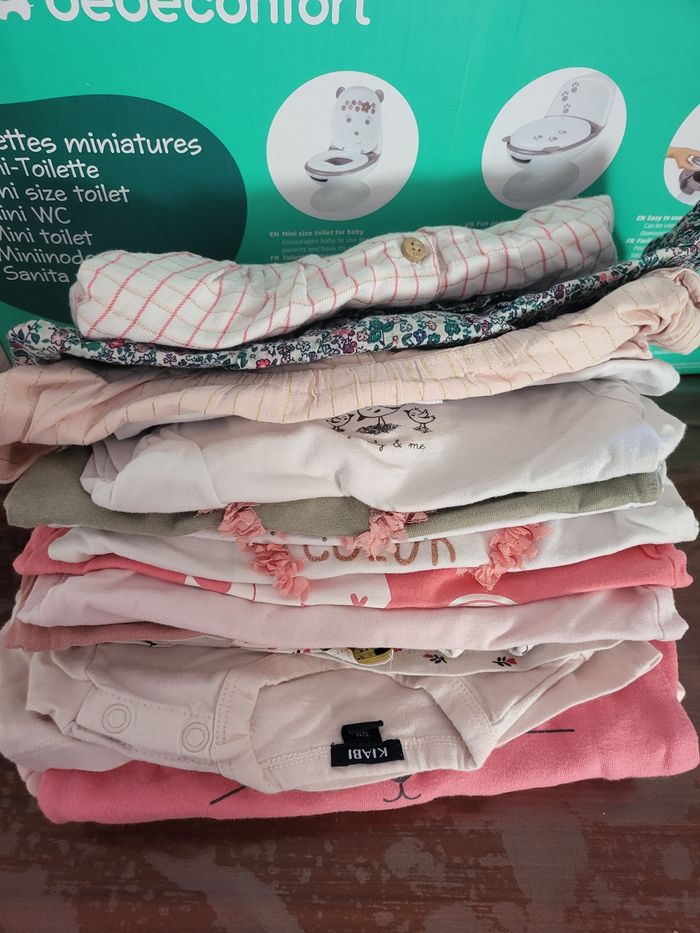 Lot vêtements fille 9-12 mois complet - photo numéro 4