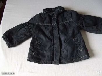 Manteau hiver doublé Fille OBAIBI, taille 6 mois