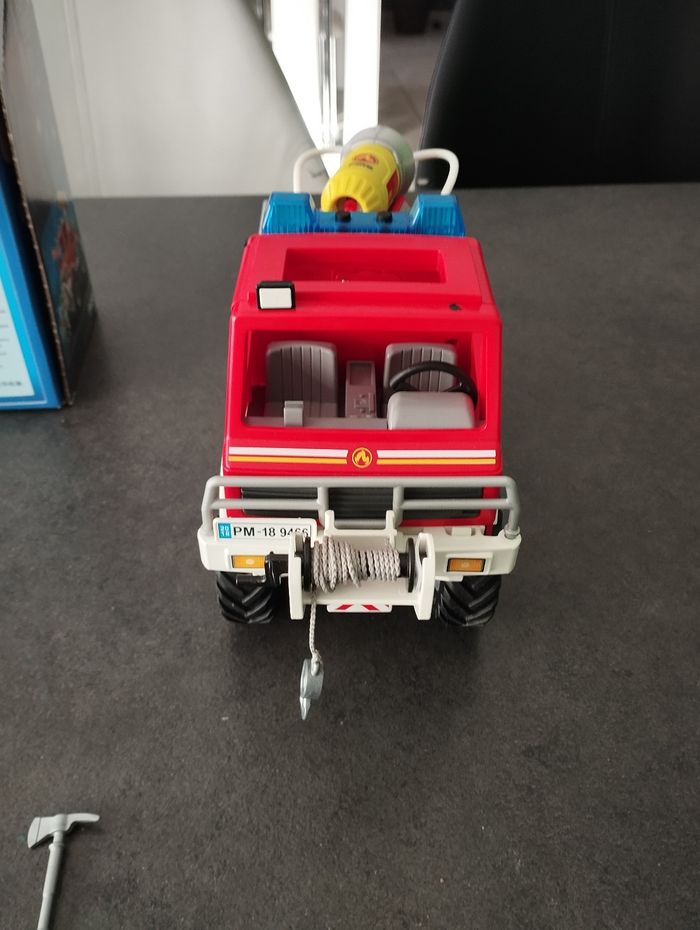 Camion 4x4 de pompier playmobil - photo numéro 6