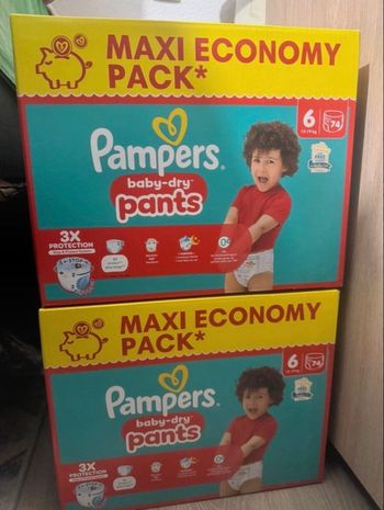 Pampers pants baby dry T6 (148 couches)