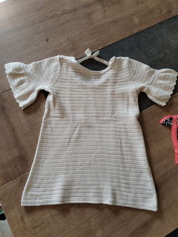 Top tunique en crochet 8 ans
