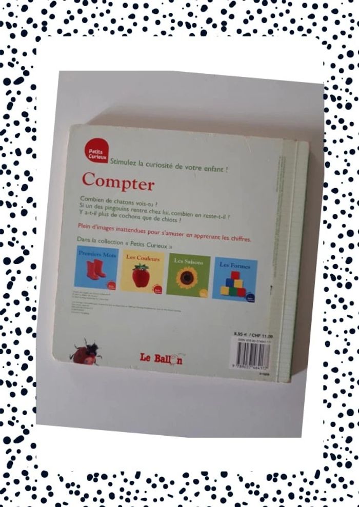 Livres cartonné "compter" 18-36mois - photo numéro 6
