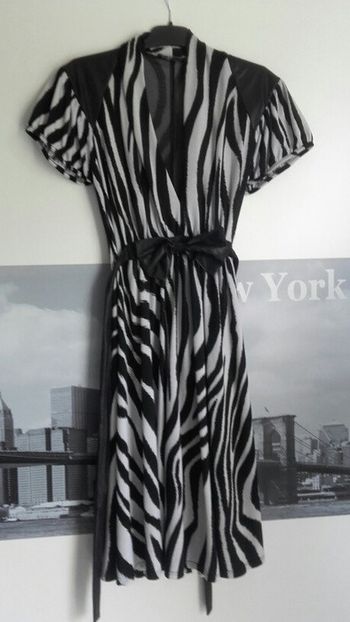 Robe zebree Morgan état neuf
