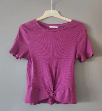 Tee shirt violet Camaieu Taille M