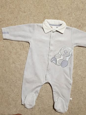 Pyjama noukies velours garçon 3mois