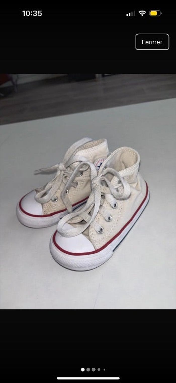converse montante bébé