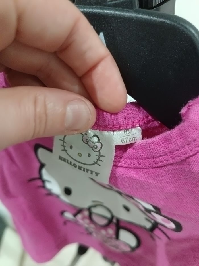 Tee-shirt manches longues 6 mois hello Kitty - photo numéro 4