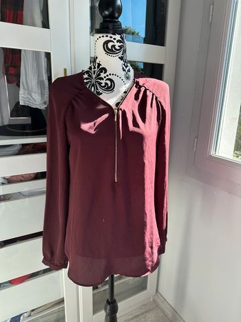 Blouse bordeaux