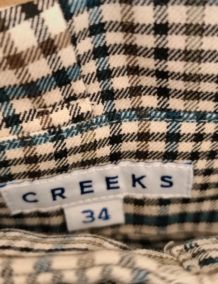 Short à carreaux, ceinture Taille 34 Creeks - photo numéro 12