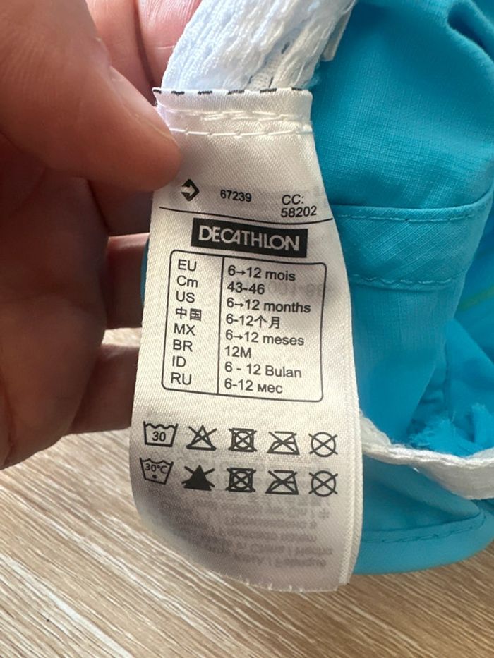 Casquette anti UV bébé - photo numéro 5