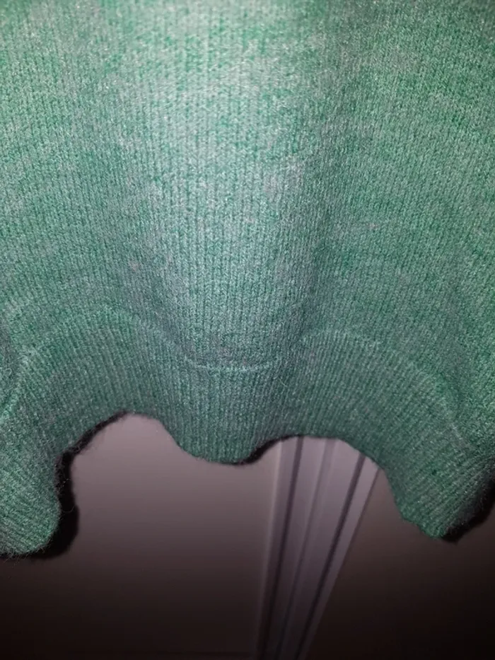 Pull vert chiné - photo numéro 6