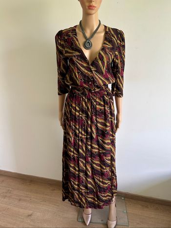 Robe longue imprimée neuve Orfeo taille XS