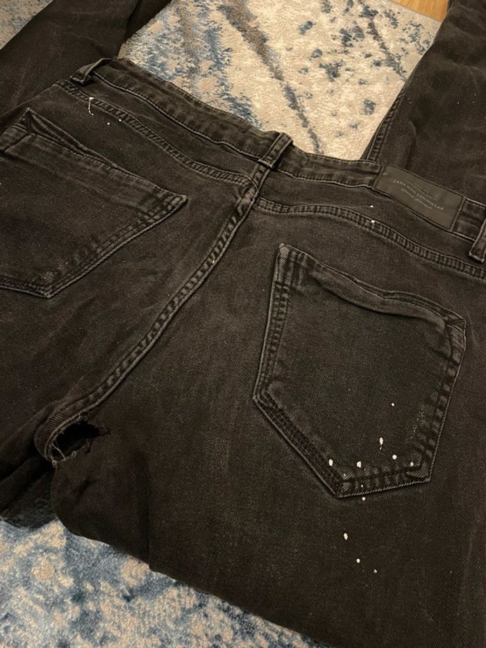 Jeans noir homme Zara - photo numéro 5