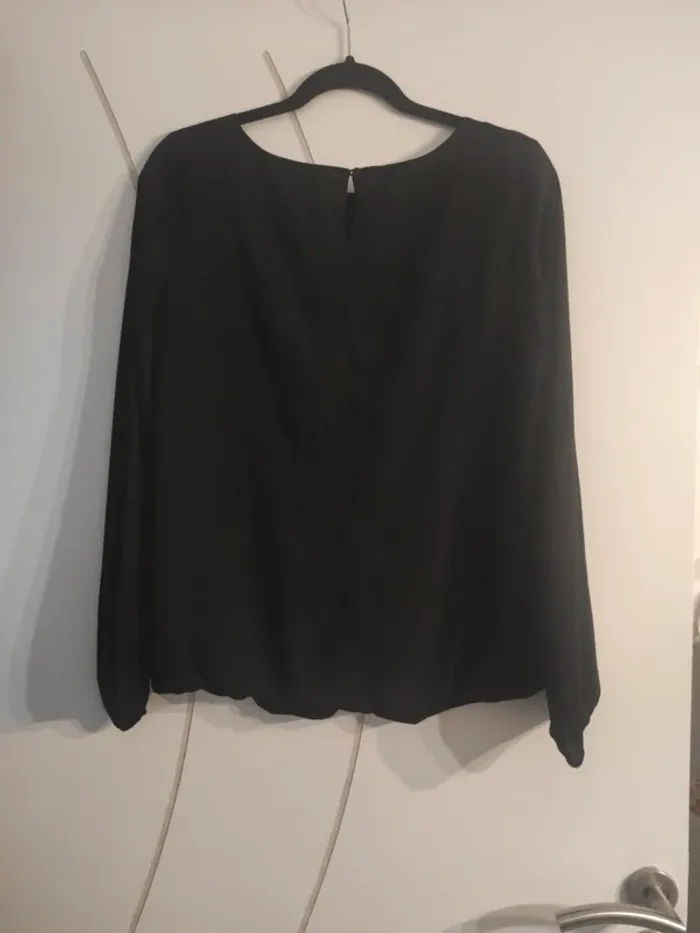 Blouse noire camaïeu T40 - photo numéro 3