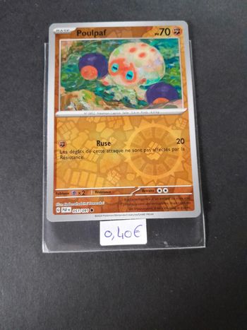 Carte Pokémon Poulpaf Reverse 51/091
