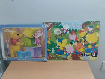 2 puzzles Winnie et Animaux