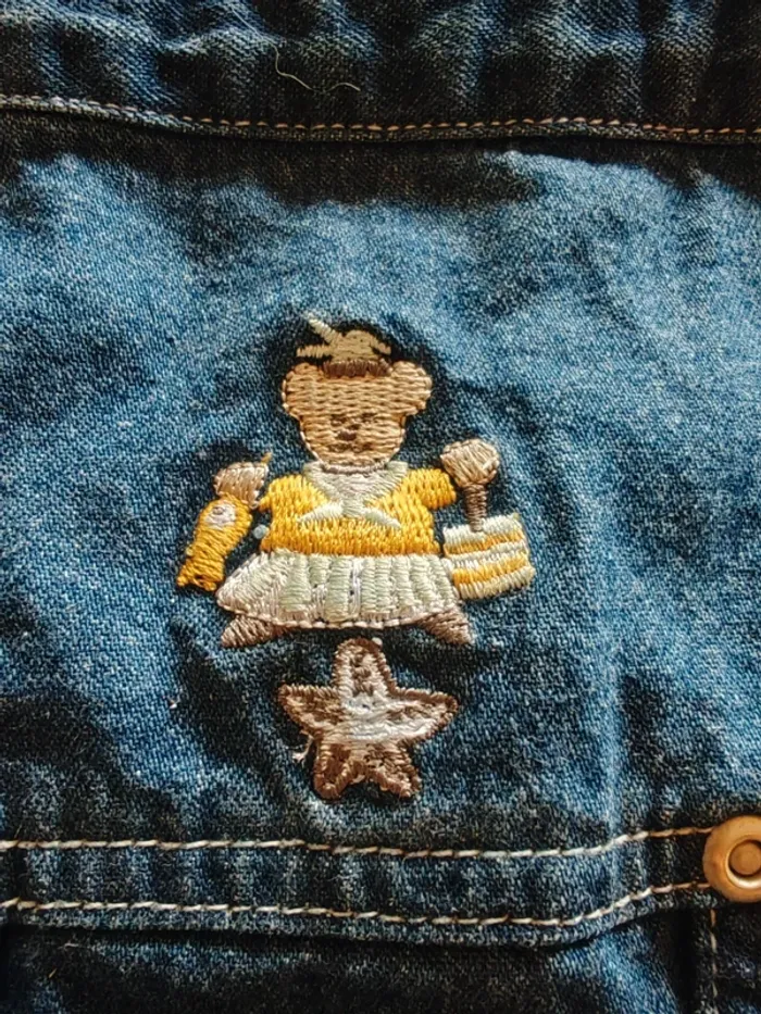 Robe en jeans taille 6 mois - photo numéro 2