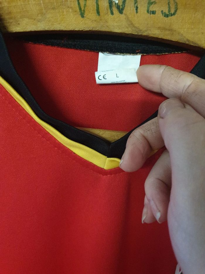 Haut tee shirt supporter belge - photo numéro 3