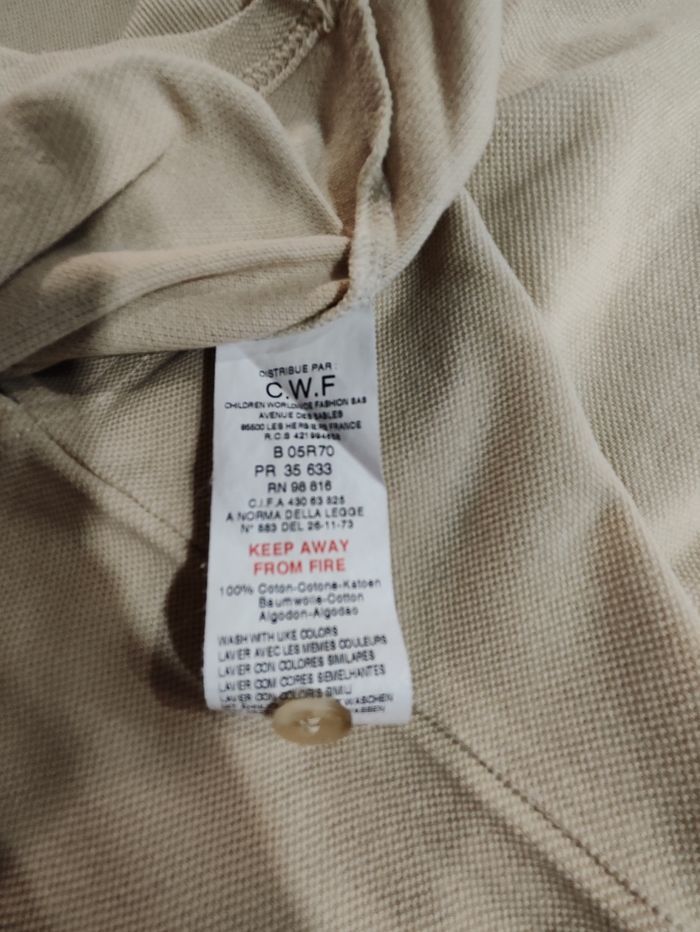 Polo manches longues Burberry enfant – Taille 2 ans - photo numéro 3