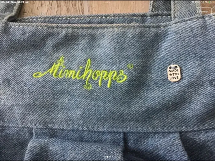 Sac jean mimihopps diddl - photo numéro 2
