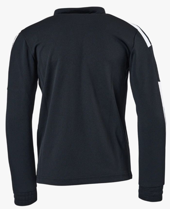 Sweat d’entraînement adidas AEROREADY à col zippé – Noir/Blanc - photo numéro 4