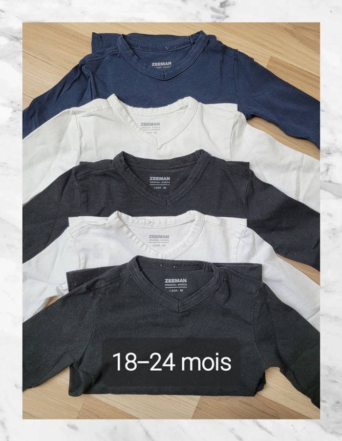 Lot t shirt manches longues - photo numéro 3