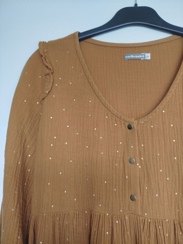 Robe de grossesse gaze de coton (Vertbaudet) - photo numéro 2