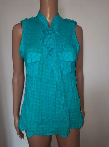 Blouse turquoise xanaka taille 40