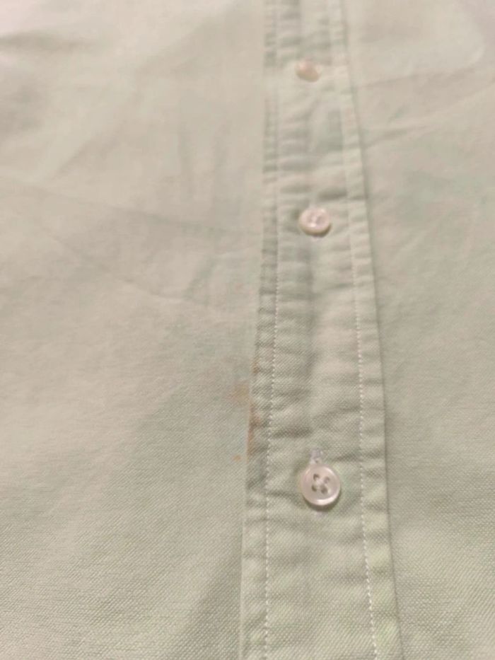Chemise manches longues - Ralph Lauren - Custom Fit - Logo brodé premium - Menthe - Taille L - photo numéro 11