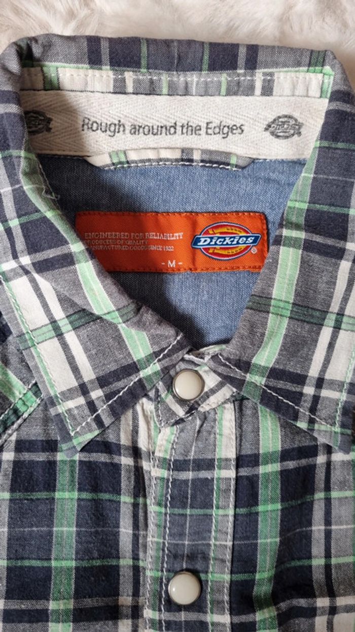 Chemise à carreaux Dickies modèle femme - photo numéro 8