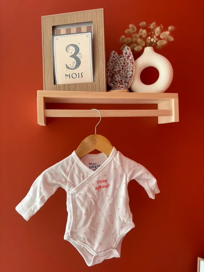 Lot 5 bodies Mes petits cailloux taille 3 mois - photo numéro 5