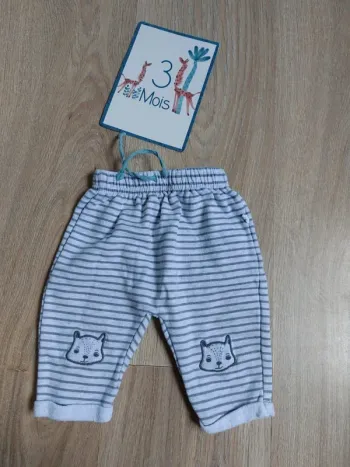 Jogging rayé In extenso 3 mois