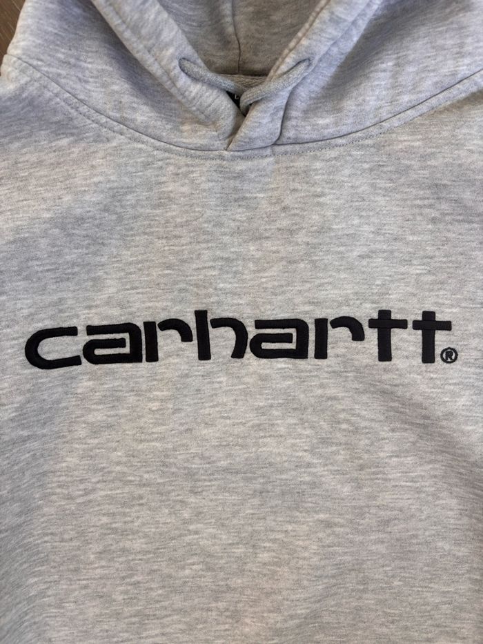 Sweat à Capuche Carhartt Noir et gris neuf sans étiquette - photo numéro 6