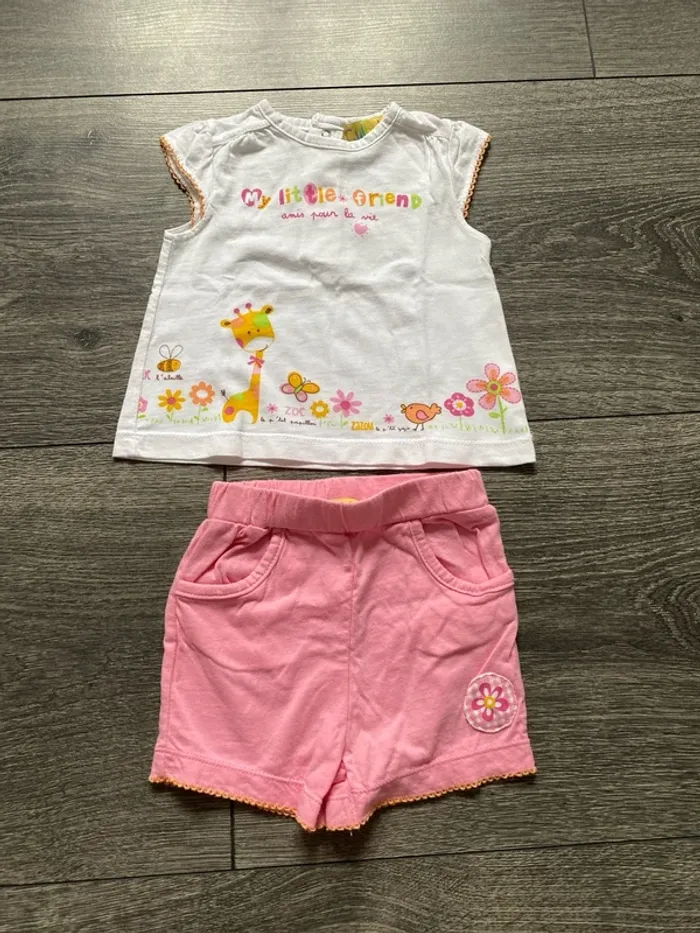 Ensemble été 6mois « nature »