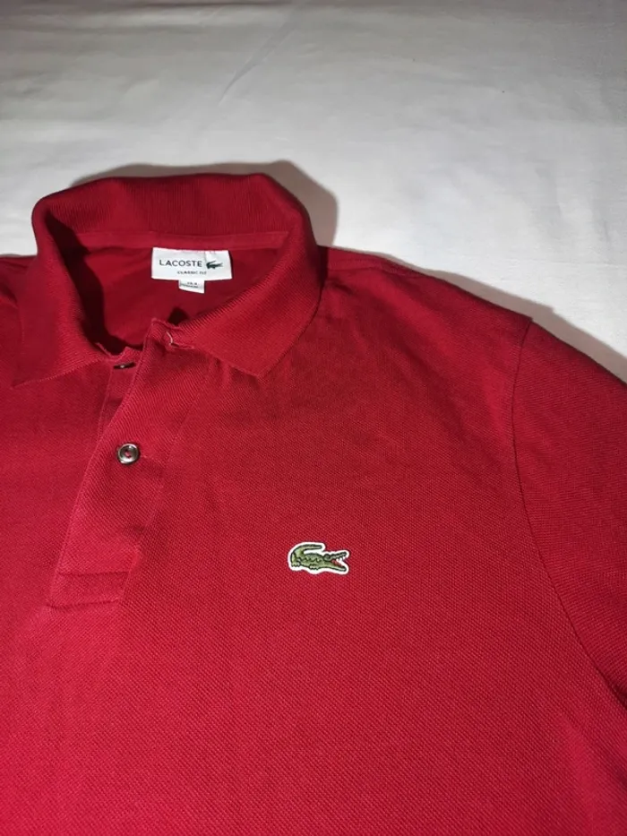 Polo t short à manches longues lacoste - photo numéro 6