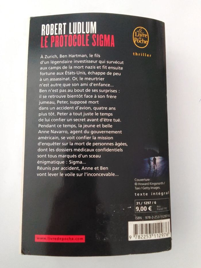 Robert Ludlum - Le protocole sigma - photo numéro 2