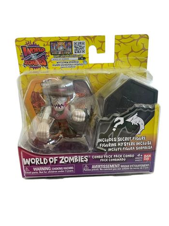 Pack combo World Of Zombies U.S.Z Cowboy et figurine surprise Bandai neuf