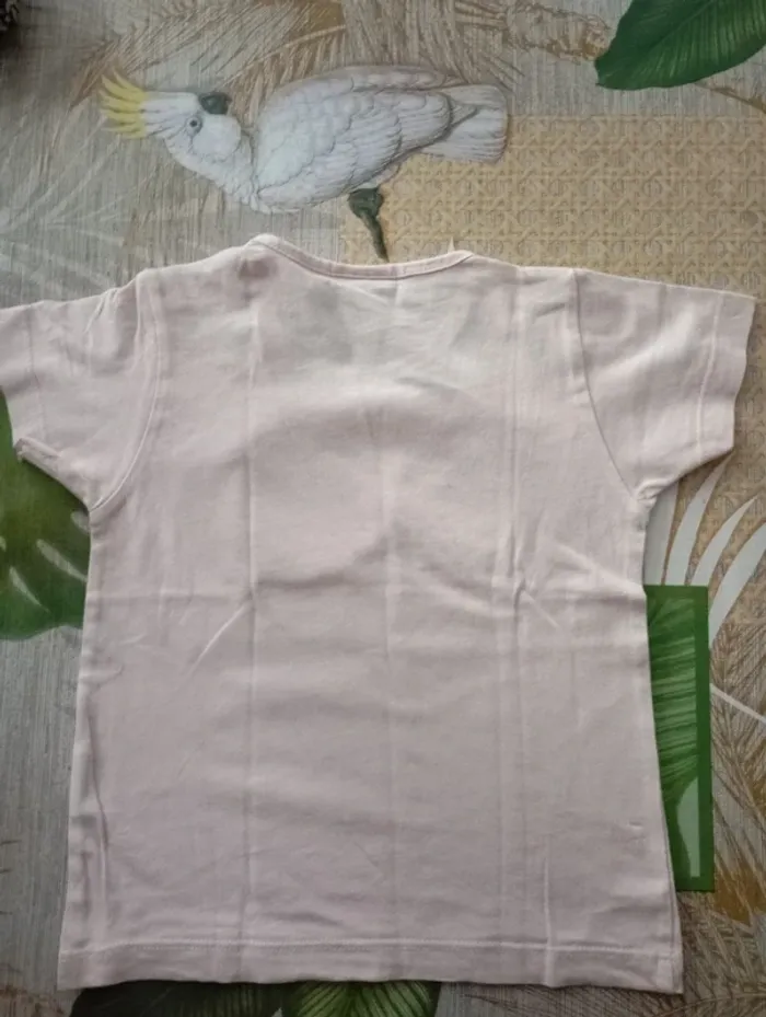 Tee shirt manches courtes 36 mois avec pressions sur l'épaule (294) - photo numéro 2