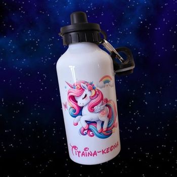 Gourde personnalisée licorne