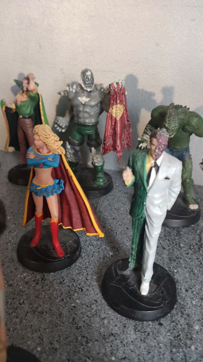 Lot de 13 figurines DC comics en plomb bon état - photo numéro 6