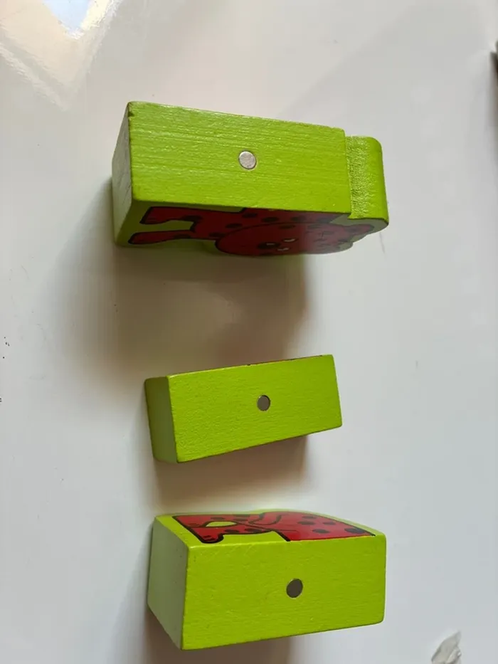Puzzle en bois magnétique représentant un animal - photo numéro 4