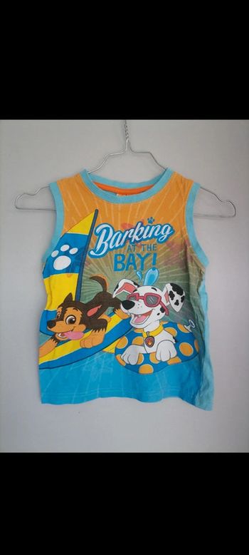 Débardeur pat patrouille 5 ans