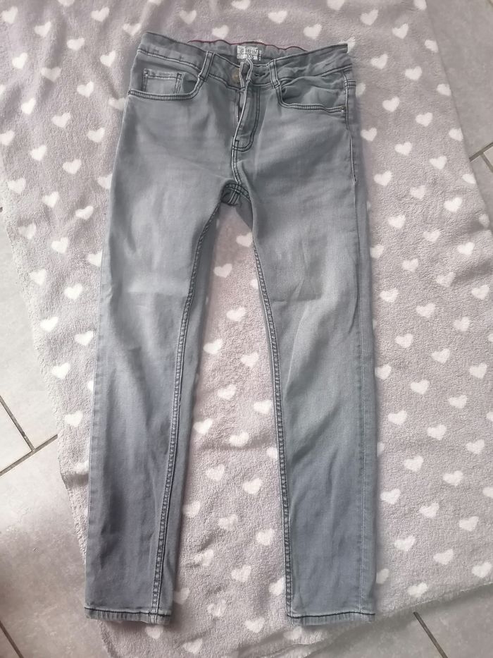 Pantalon jeans slim stretch 🩶   garçon XXS - photo numéro 2