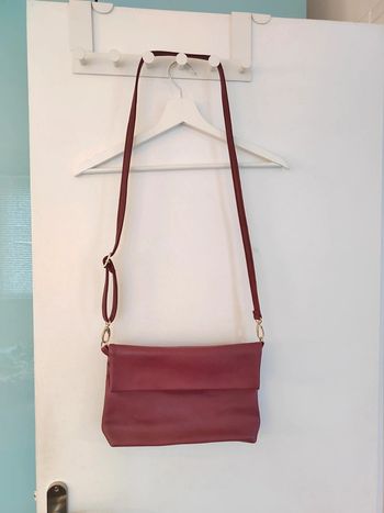 Sac / pochette bordeaux