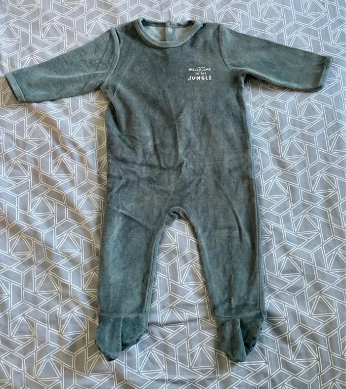 Pyjama velour verbaudet