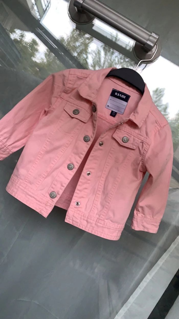 Petite veste en jean (taille 18 mois) - photo numéro 2