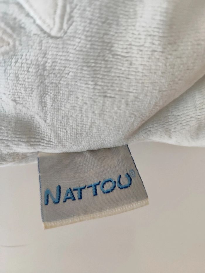 Doudou semi plat nounours ours ourson nattou - photo numéro 3