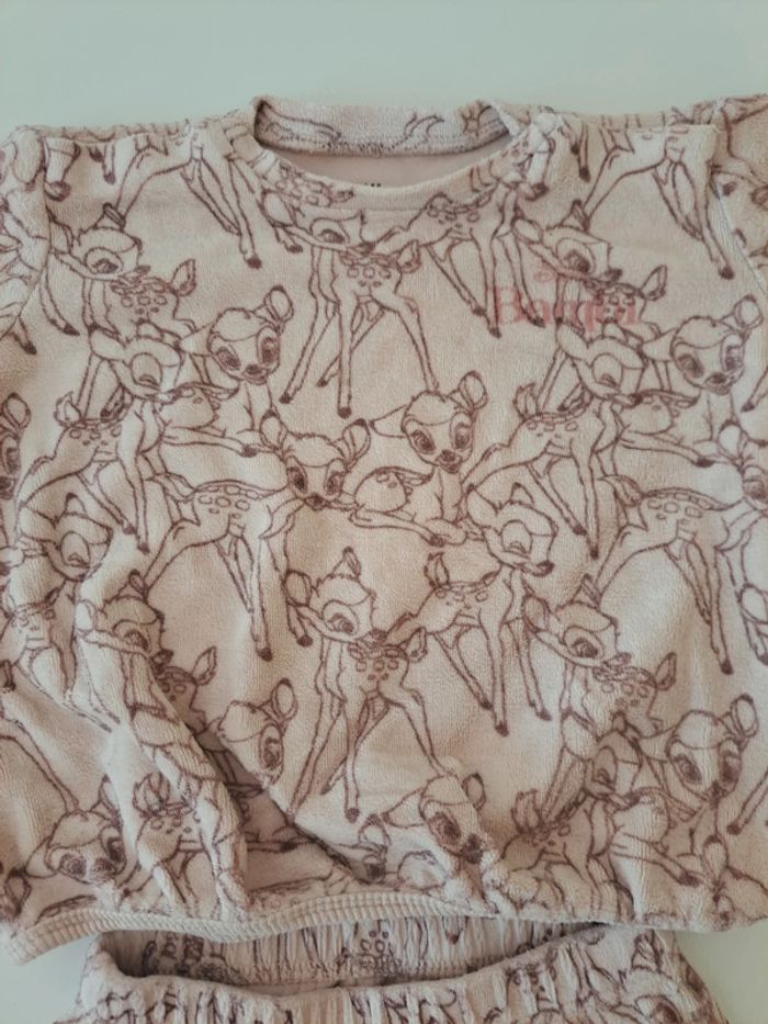 Ensemble pyjamas fille bambi - photo numéro 2